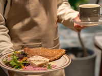 Choose from 7 seasonal main dishes, including our signature galettes ~ Salads, appetizers, soups, soft drinks and desserts are served buffet style ~