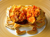 （ランチ＆ディナー）【ダブル上海蟹食べ比べコース】＋乾杯のスペイン最高級スパークリングワイン「コルピナット」