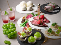 [Luxurious seasonal domestic vegetables and fruits] 1st floor Halloween Evening High Tea