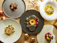 Christmas Dinner Course – Tokyo Bay View Floor with Glass of Champagne