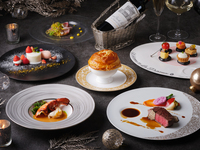 ◆【Xmas2026】12/1～23迄★乾杯シャンパン付キャヴィアなど世界三大食材×オマール×黒毛和牛で至高ディナー