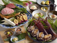 Stone-grilled kaiseki coFUYU-GOROMOGOROMO"