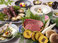 Stone-grilled kaiseki coFUYU-GOROMOGOROMO"