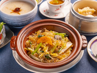 肉みそと春雨の土鍋煮