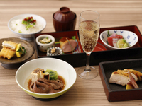 個室確約・1ドリンク付き【彩】隠れ房ランチ会席７品　3000円（税込）