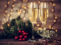 クリスマスケーキ付きコース　【黒トリュフと特製ケーキと乾杯シャンパン付き】