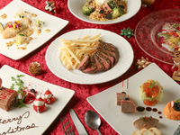 《Xmas限定シェアコース★乾杯ロゼスパークリングワイン付き！》真鯛のカルパッチョや舌平目のポワレ、牛サーロインのグリエなど全6皿