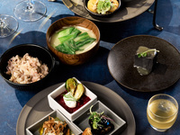 【DINNER】乾杯スパークリング付き ベジミールコース　【窓側優先】