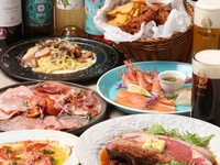 [Standard Plan] 8-dish, 90-minute premium all-you-can-drink course including our signature thick-cut roast beef for 5,500 yen (tax included)