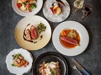 【聖なる夜に】Xmasコース-2025-★ サロマ和牛と京鴨のローストのＷメイン 乾杯スパークリング＆食後の紅茶付	クリスマスイブ限定★　10,000円(税込)