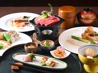 【和洋折衷コース　シェフ】オマール海老と黒毛和牛　贅沢和洋折衷グルメコース+フリードリンク120分