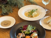 X'masランチコース①（サービススパークリング＋お料理4品＋デザート盛り合わせ＋食後のドリンク）