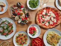 【Party Plan】前菜3種と選べるピッツァとパスタにデザートまで＋1.5h 飲み放題付き