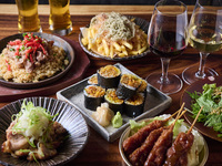 1ドリンク付き【竹：渋谷舌吞コース】人気のあて巻きや鰹の藁焼き、メインの炭火焼まで‼～18:30入店