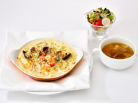 シーフードマカロニグラタンセット