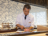 [Makan malam] Kursus sushi Kappo ◆ Matsu ◆ Kaunter sushi yang menunjukkan kemahiran pakar. Nikmati budaya makanan Jepun secara menyeluruh