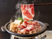 【昼会席】一人ひと鍋鹿児島黒豚すき焼き会席 全7品 