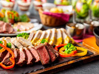 2時間【肉三昧コース】プレミアムルーム確約＋食事6品＋飲み放題付き（月～木）