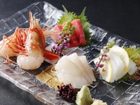 Assorted seasonal sashimi