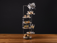 《期間限定！》　　【Appetizer Food stand +Free Flow +シェフお勧めのメインディッシュ付】MOONLight High Tea -2025 Winter--