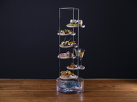 《期間限定！》　　【Appetizer Food stand +Free Flow +シェフお勧めのメインディッシュ付】MOONLight High Tea -2025 summer--