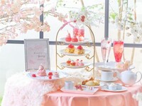 「桜色のストロベリーアフタヌーンティー＋スペシャリテ+SPドリンク」※マリアージュフレール飲み放題つき