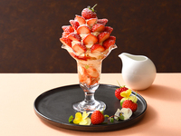 夜パフェ　越後姫のパフェ