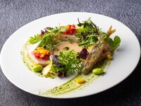 Kamogawa Kyoto French Cuisine | 5 dishes to enjoy both fish and meat dishes