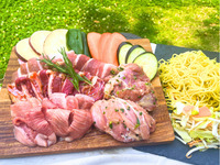 Enjoy carefully selected local ingredients! Course with ingredients