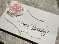 Rose Candy Art + Message Plate