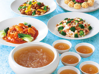 【ご会食プラン】ふかひれスープや人気料理などコース料理全7品＋乾杯ドリンク付き