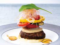 【平日限定】「幻の壱岐牛」ハンバーグランチ　全３品コース