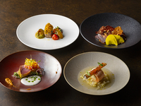 KASA/【クラシックコース】肉×魚 Wメインの旬の食材を楽しむコース4品