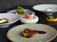 Teppanyaki Course Showcasing Kamakura's Seasonal Delicacies