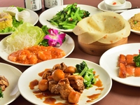 [New - 3 hours all-you-can-drink included] ◎ Our proud "Tianjin duck", our classic Chinese dishes such as yakitori and Shanghai fried noodles <7 dishes in total> [Peony] 7 dishes