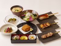 [From November] ≪2 hours all-you-can-drink≫ Yakitori course "Hana" ~Enjoy Hinai Jidori~
