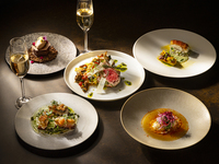 【Signature Course】5 dinner course + Champagne Free Flow