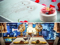 [Dinner plan with a portrait cake] 7 French dishes + toast + whole cake | Semi-private room guaranteed