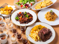 Online discount [90-minute Adult plan] All-you-can-eat beef steak buffet + 100 types of all-you-can-drink alcohol