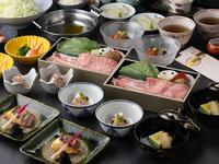 　【個別鍋の出汁しゃぶ】お祝い会席 「千寿 せんじゅ」（和牛サーロイン、厳選豚肉）＊前日までの要予約