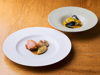 [Foglia] Seasonal pasta and fish and meat double main course, 7 dishes in total