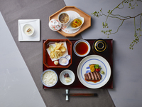 TableCheck Exclusive Steak and Tempura Set + 1 Drink