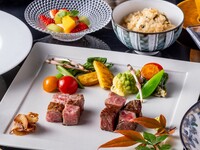 「MIYABI」～Seasonal items, seafood and specially selected Black wagyu beef～