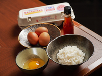【フレンチ鉄板オプション】トリュフ醤油の卵掛けご飯へご変更