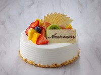 Fresh Cream Decorated Cake No.4