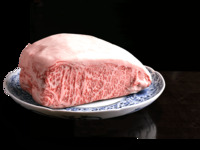 Omi beef fillet steak or sirloin steak 250g -Kaede-