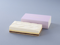 <配送>ダブルチーズケーキ【ハスカップ】ハーフサイズ（冷凍商品）