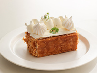 Strawberry and lemon millefeuille