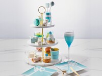 ◎4/24～7/29◎【Saturdays, Sundays, and Holidays】Afternoon Tea "Elegance Blue" ★Optional extra 2 teddy bears