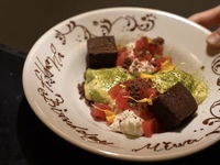 축하용 디저트 플레이트